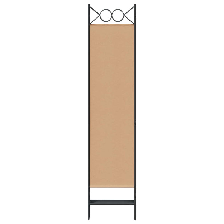 6-Paneler Rumdeler Beige 240 x 180 cm Stof