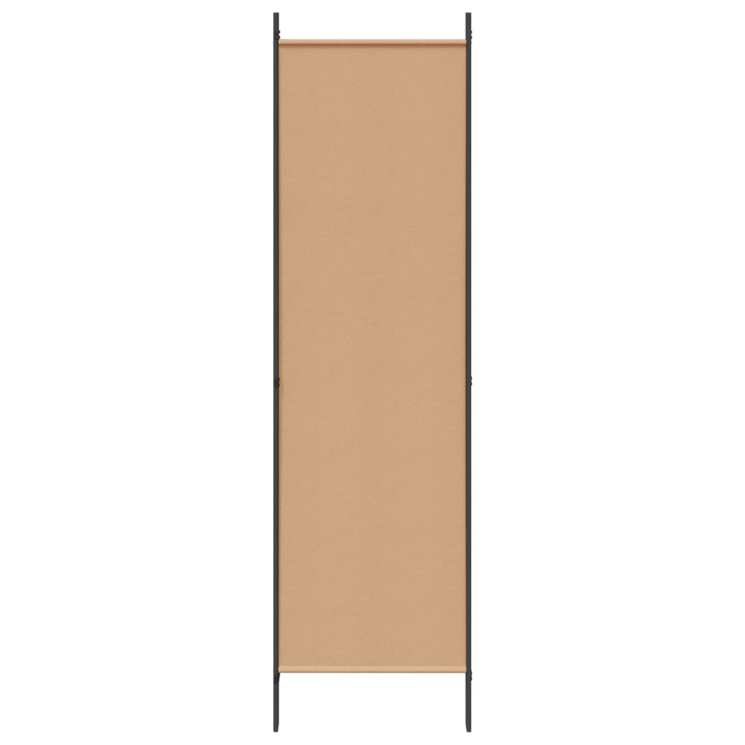 4-panel rumdeler Beige 200 x 180 cm Stof