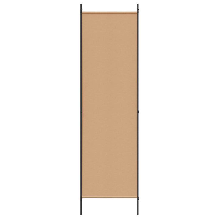 4-panel rumdeler Beige 200 x 180 cm Stof