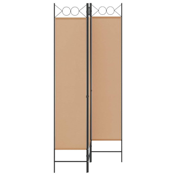 3-panel rumdeler Beige 120 x 200 cm Stof