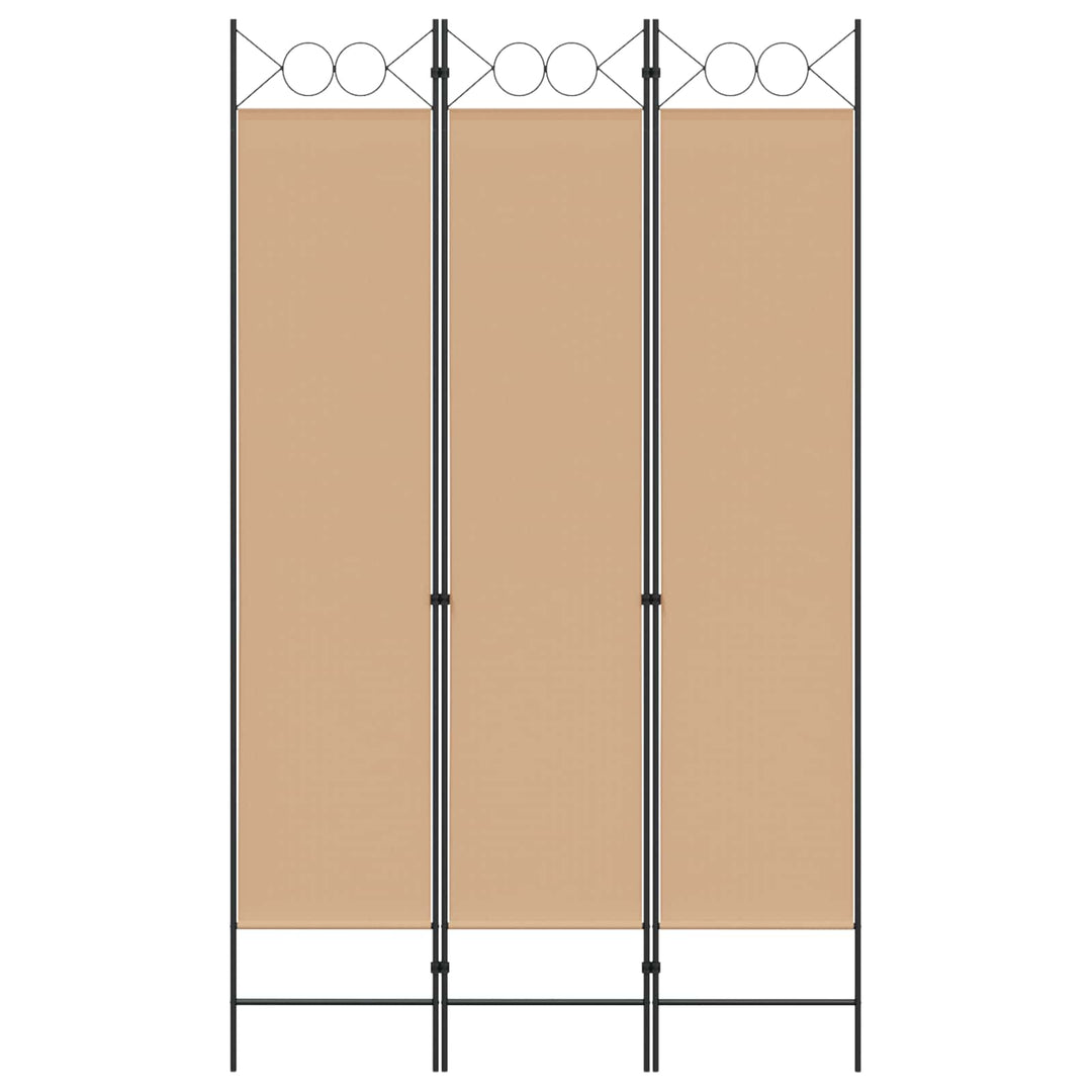 3-panel rumdeler Beige 120 x 200 cm Stof