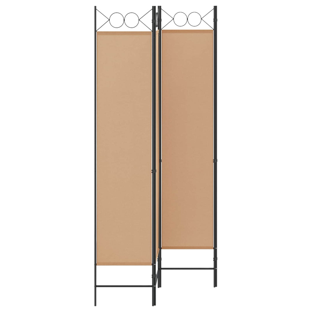 4-panel rumdeler Beige 160 x 200 cm Stof