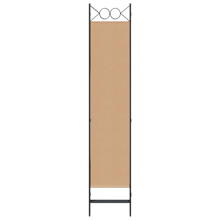 4-panel rumdeler Beige 160 x 200 cm Stof