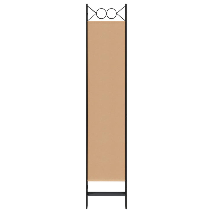 6-Paneler Rumdeler Beige 240 x 200 cm Stof