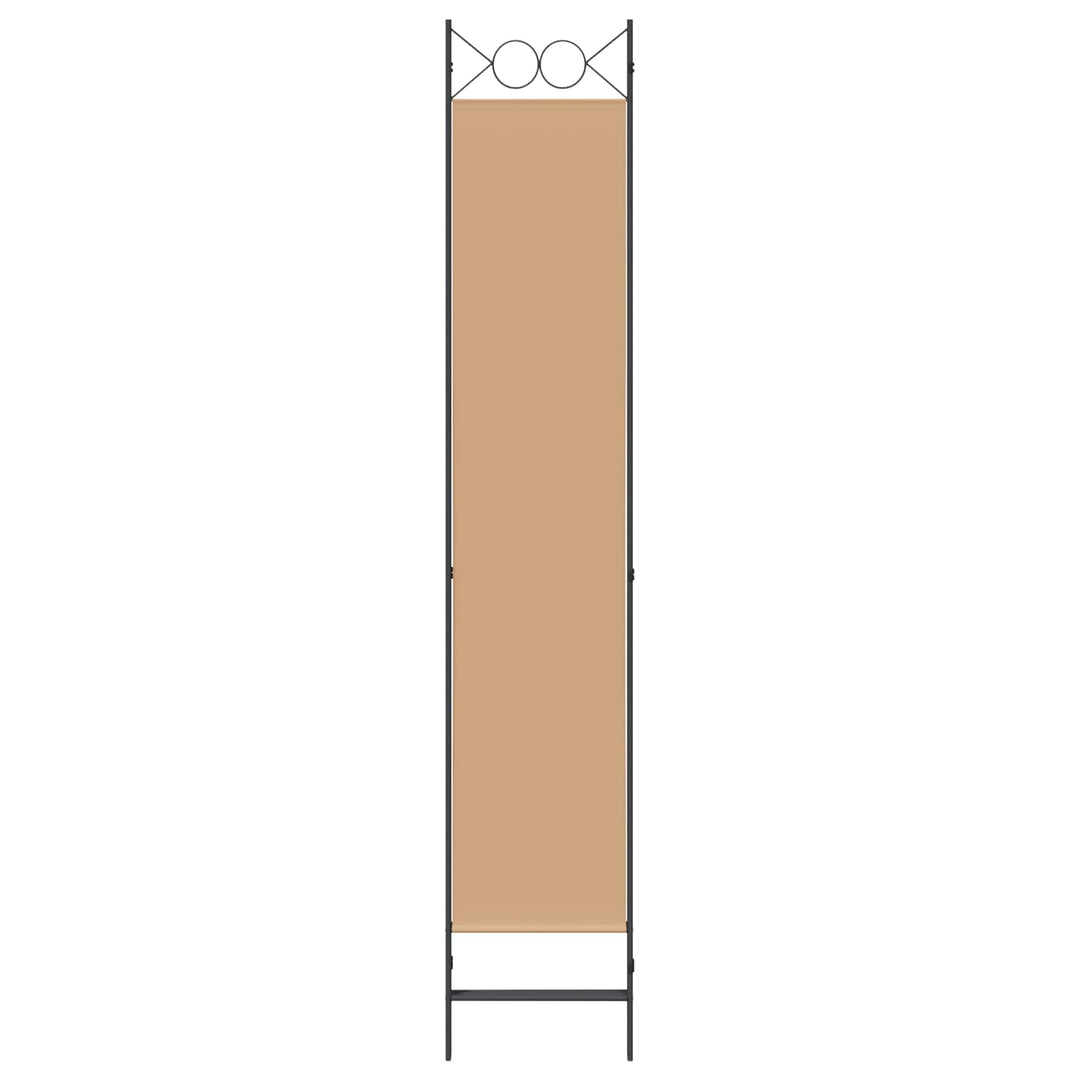 3-panel rumdeler Beige 120 x 220 cm Stof