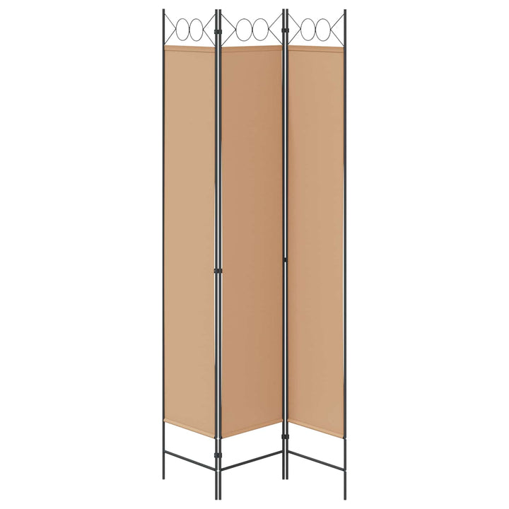 3-panel rumdeler Beige 120 x 220 cm Stof