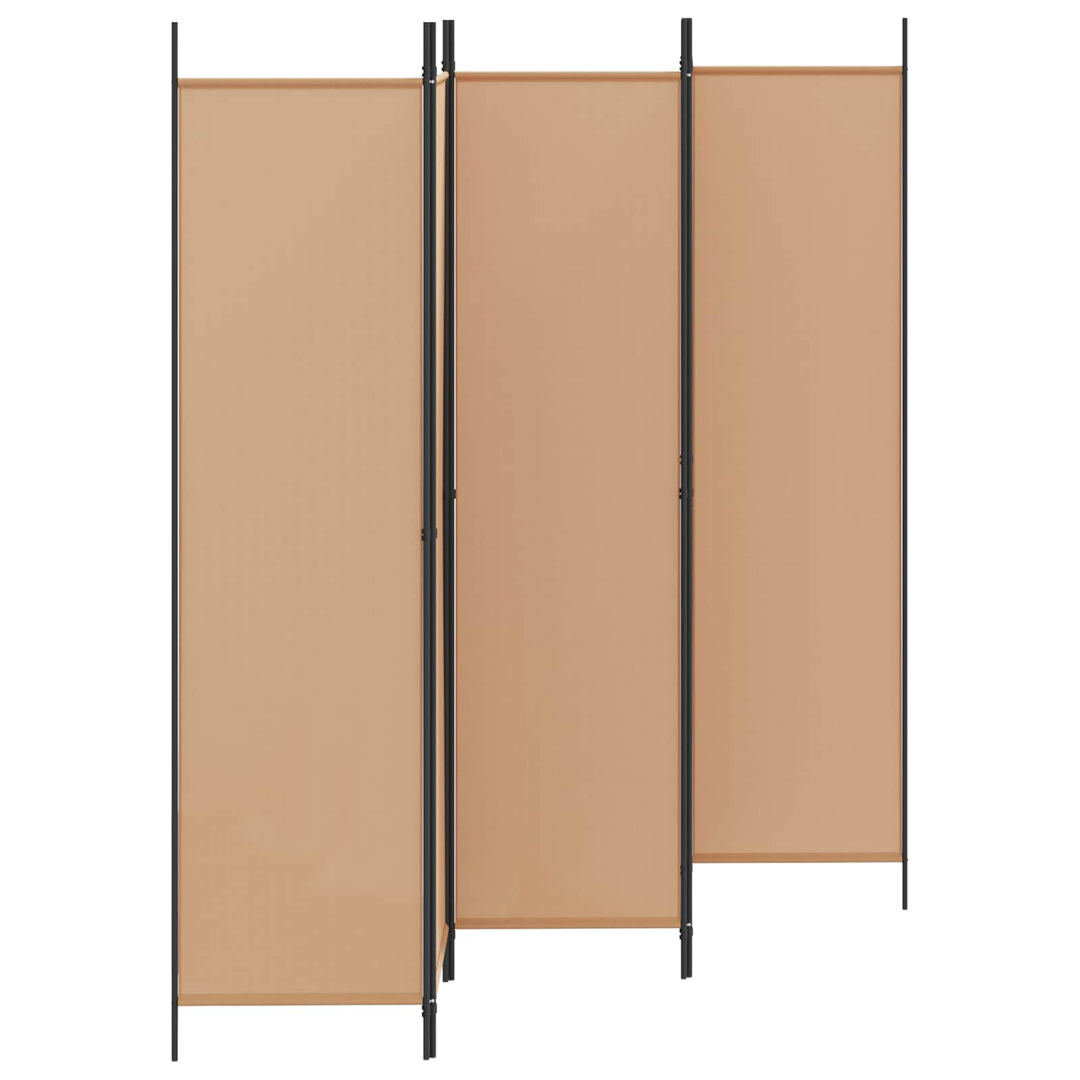 5-panel rumdeler Beige 250 x 200 cm Stof