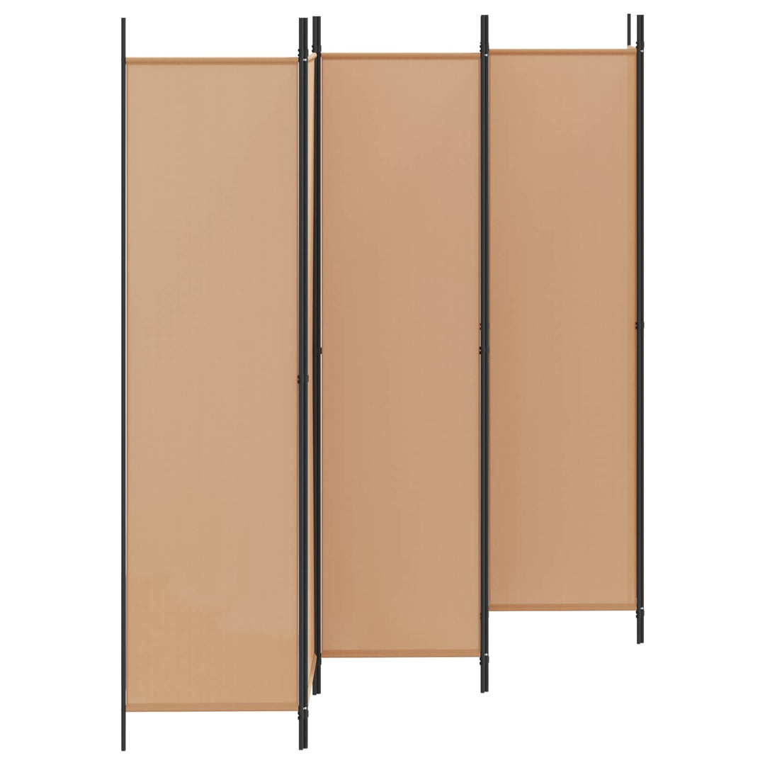 6-Paneler Rumdeler Beige 300 x 200 cm Stof