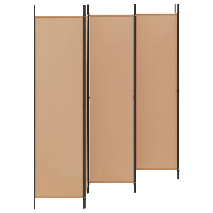 6-Paneler Rumdeler Beige 300 x 200 cm Stof