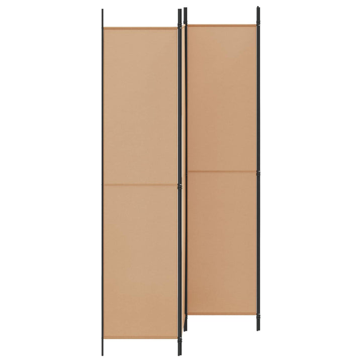 4-panel rumdeler Beige 200 x 220 cm Stof