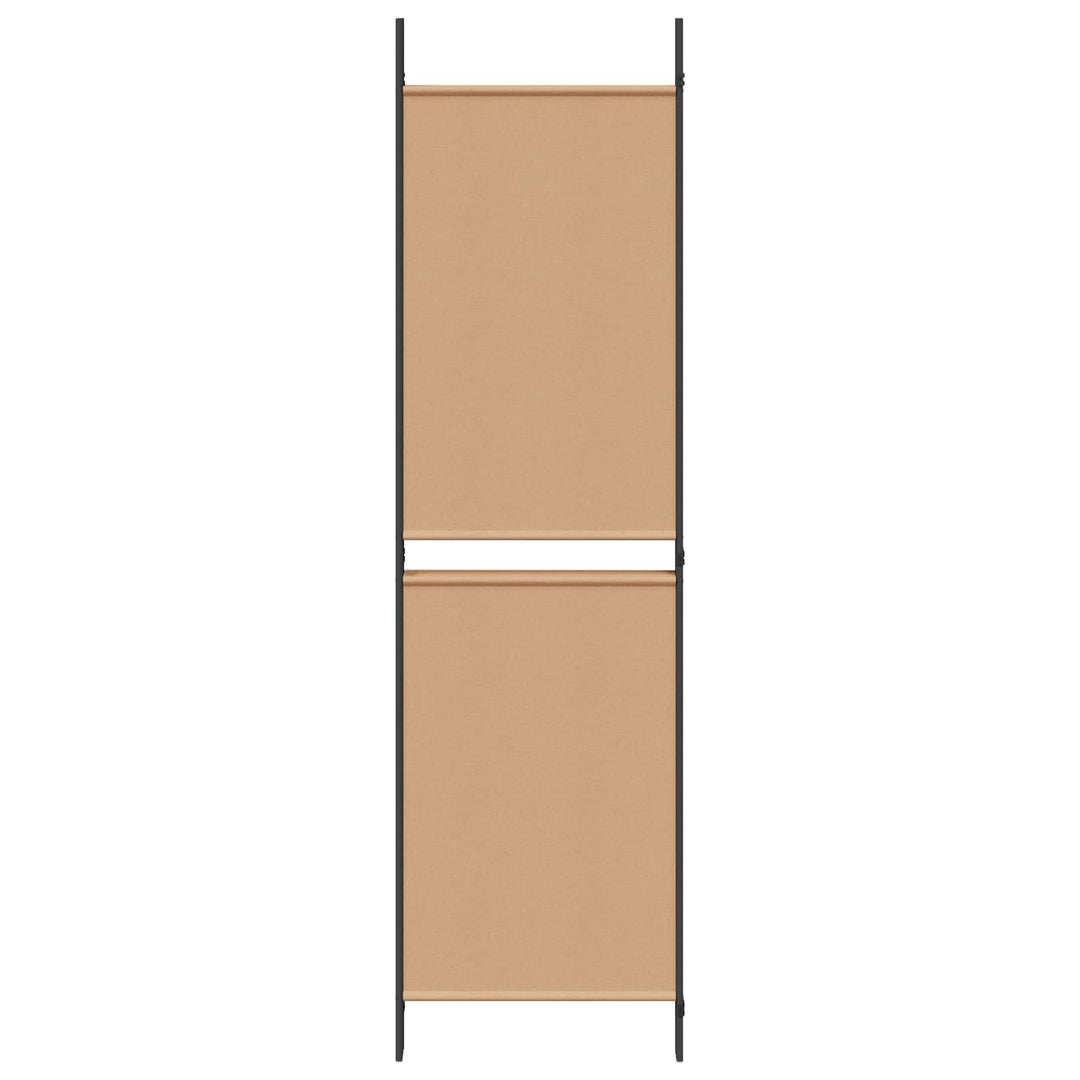 4-panelet rumdivider Beige 200 x 180 cm Stof