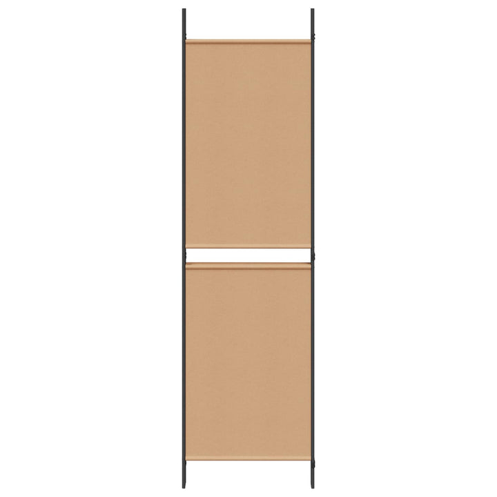 4-panelet rumdivider Beige 200 x 180 cm Stof