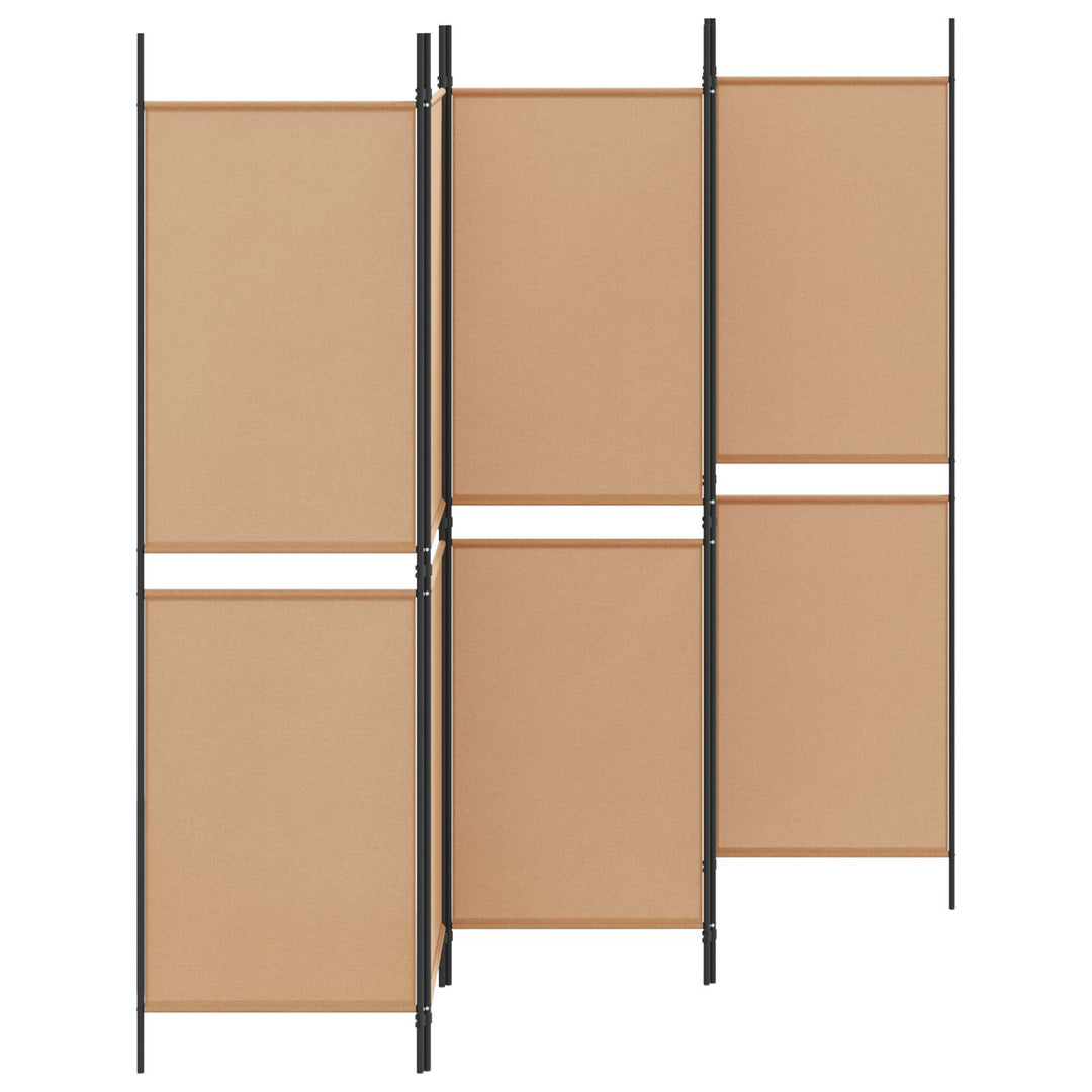 5-panel rumdeler Beige 250 x 180 cm Stof