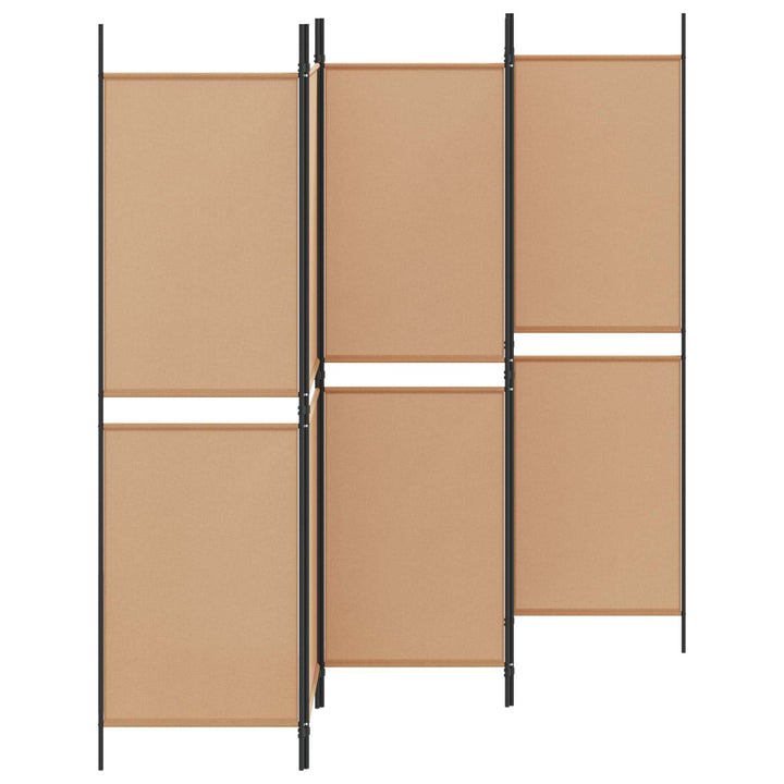 5-panel rumdeler Beige 250 x 180 cm Stof