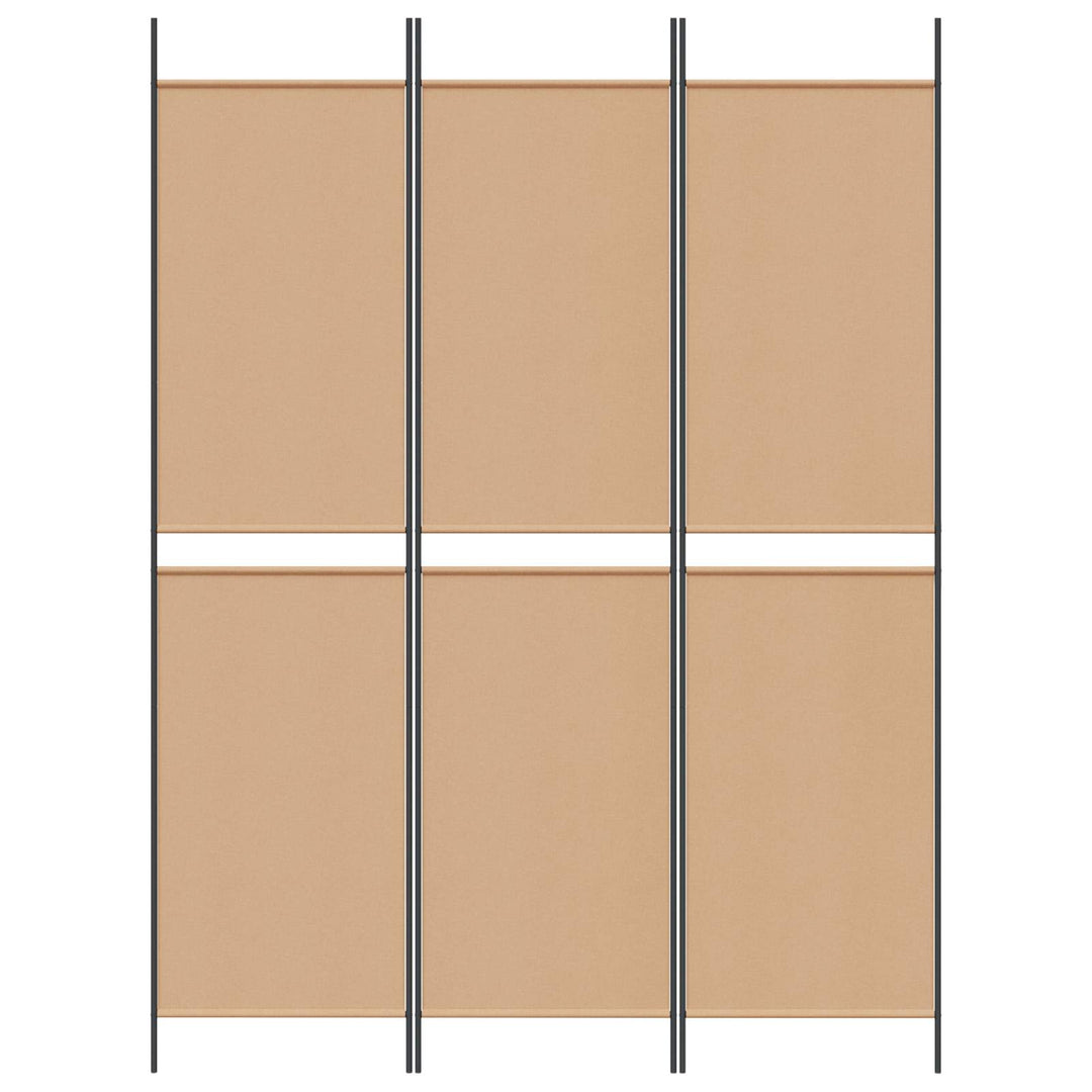 3-panel rumdeler Beige 150 x 200 cm Stof