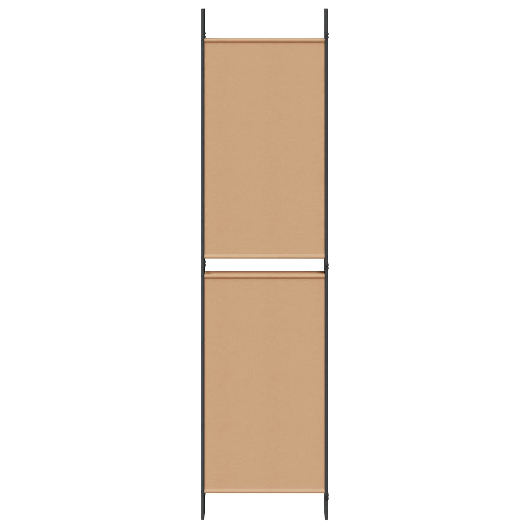 5-panel rumdeler Beige 250 x 200 cm Stof