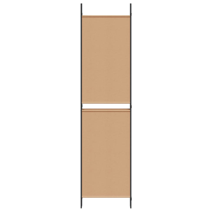 5-panel rumdeler Beige 250 x 200 cm Stof