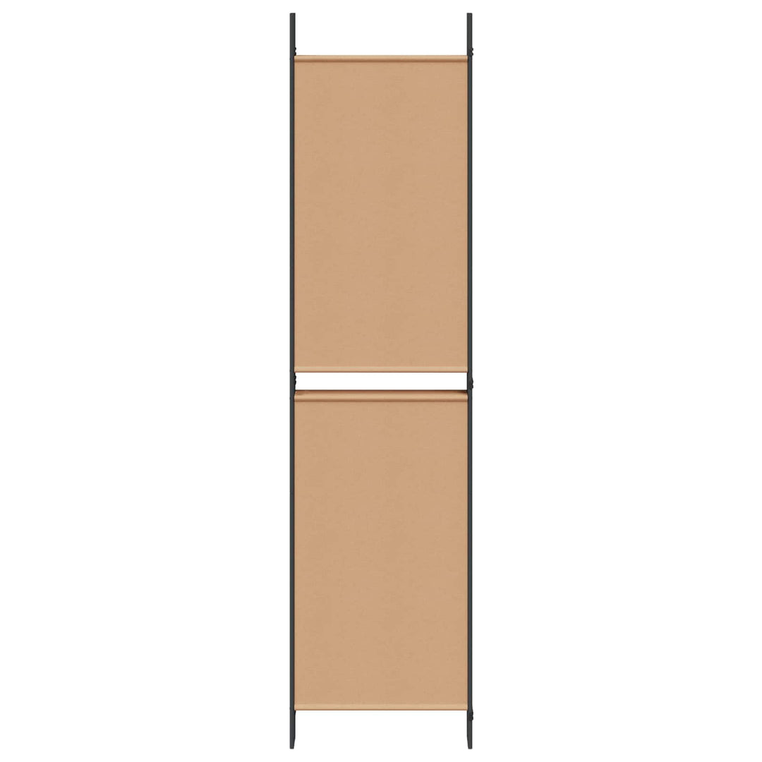 6-Paneler Rumdeler Beige 300 x 200 cm Stof