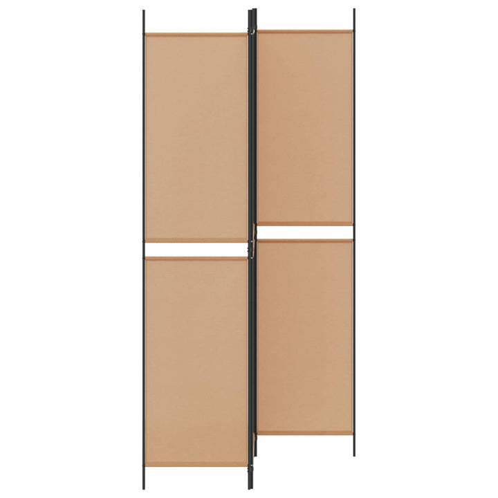 3-panel rumdeler Beige 150 x 220 cm Stof