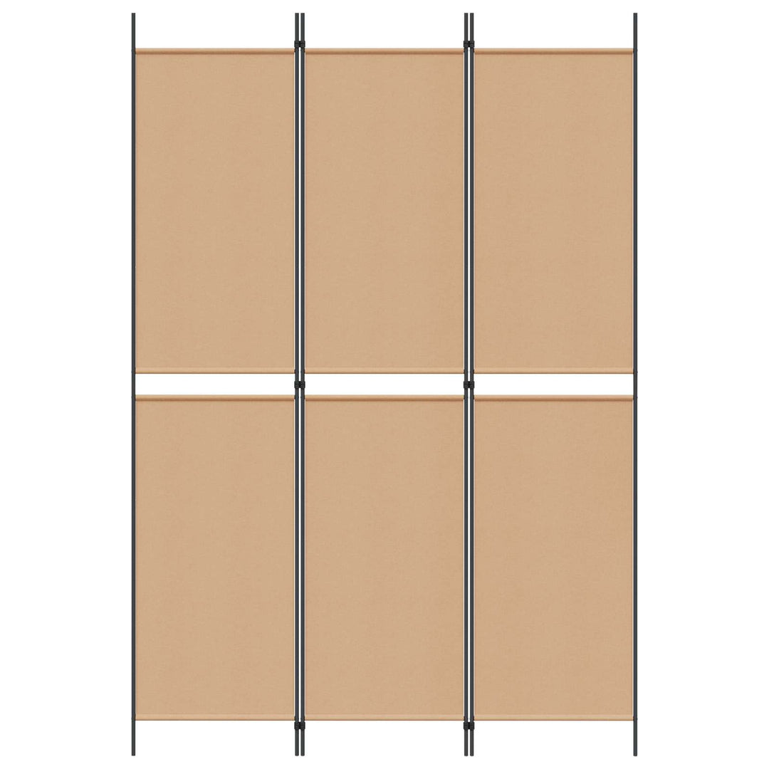3-panel rumdeler Beige 150 x 220 cm Stof