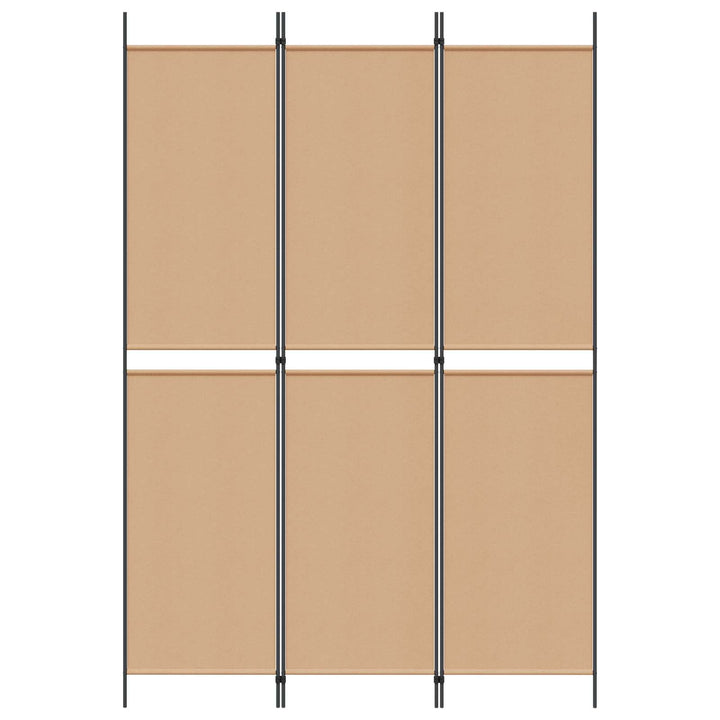 3-panel rumdeler Beige 150 x 220 cm Stof