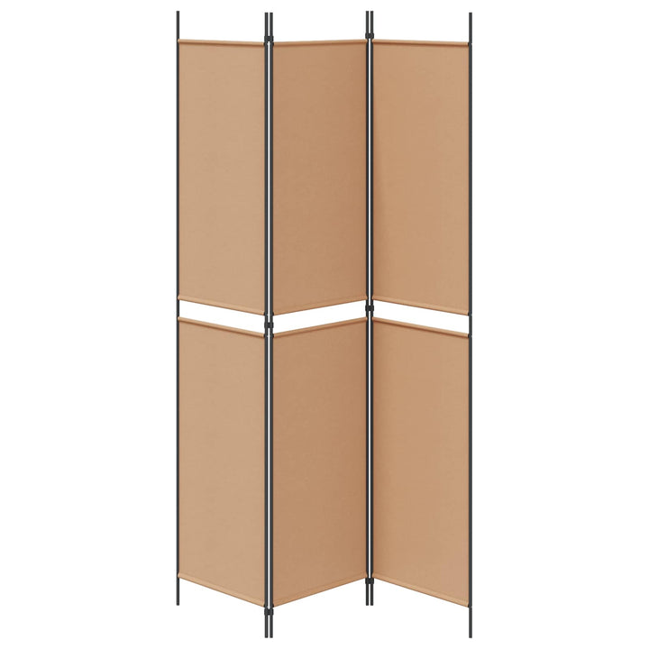 3-panel rumdeler Beige 150 x 220 cm Stof
