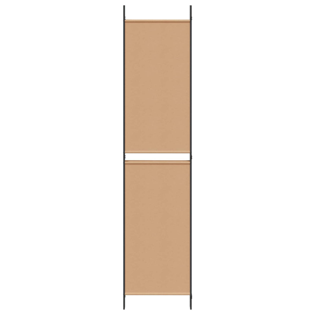 4-panelet rumdivider Beige 200 x 220 cm Stof