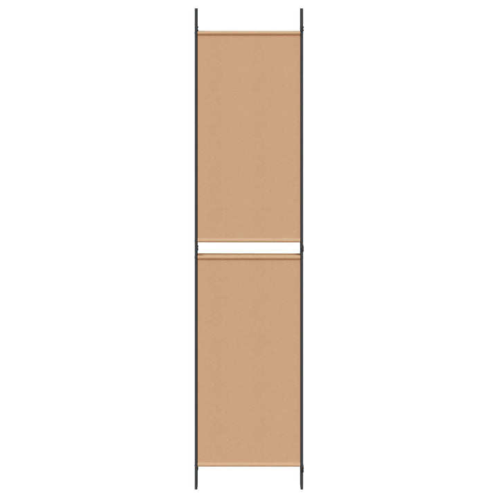 4-panelet rumdivider Beige 200 x 220 cm Stof