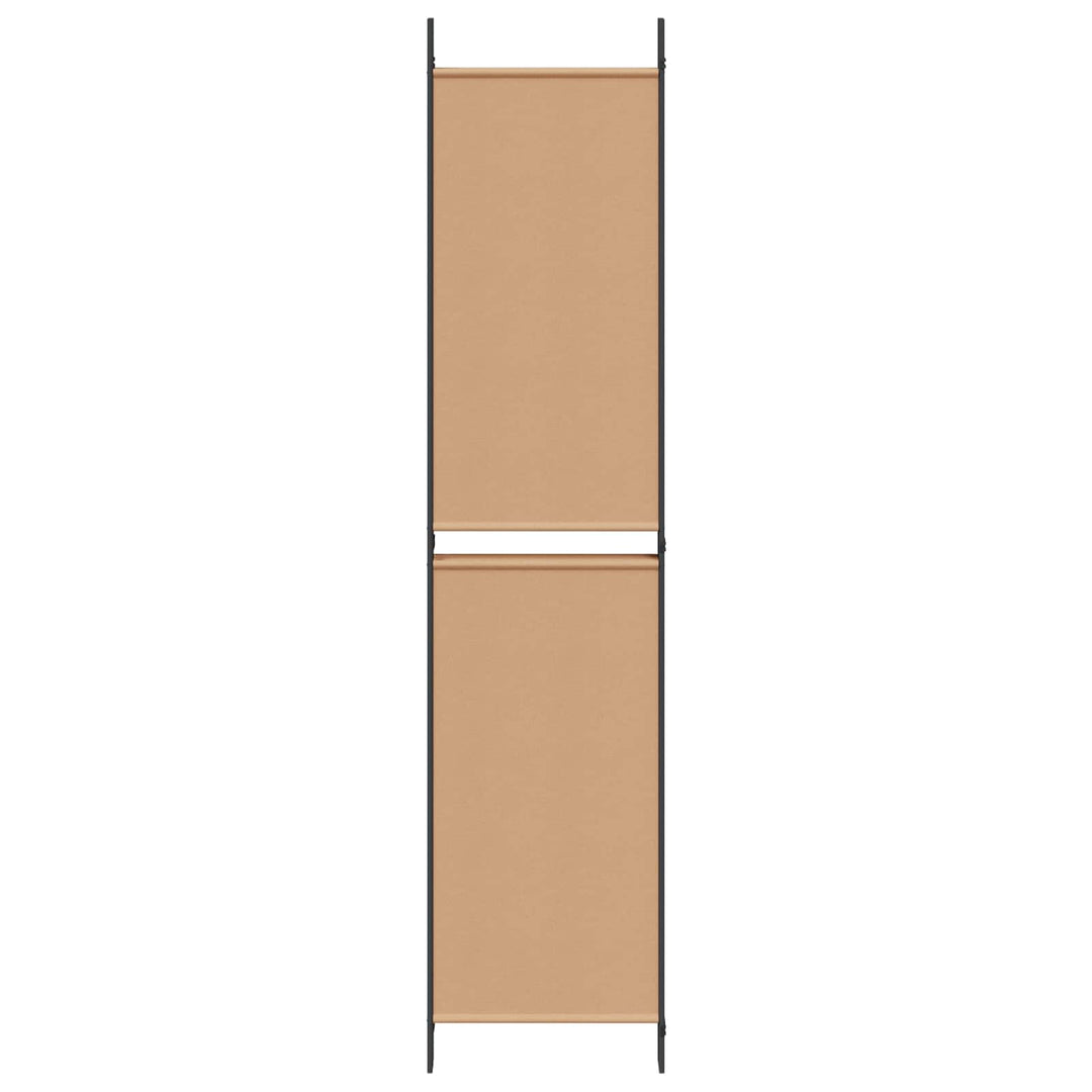 5-panel rumdeler Beige 250 x 220 cm Stof