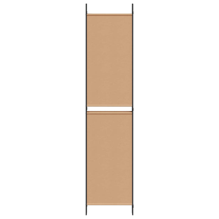 5-panel rumdeler Beige 250 x 220 cm Stof