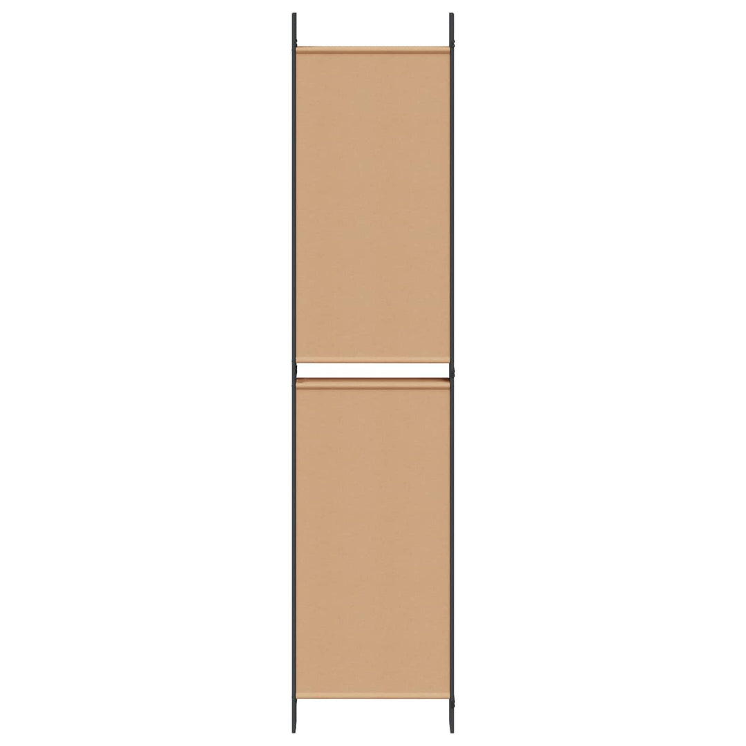 6-Paneler Rumdeler Beige 300 x 220 cm Stof