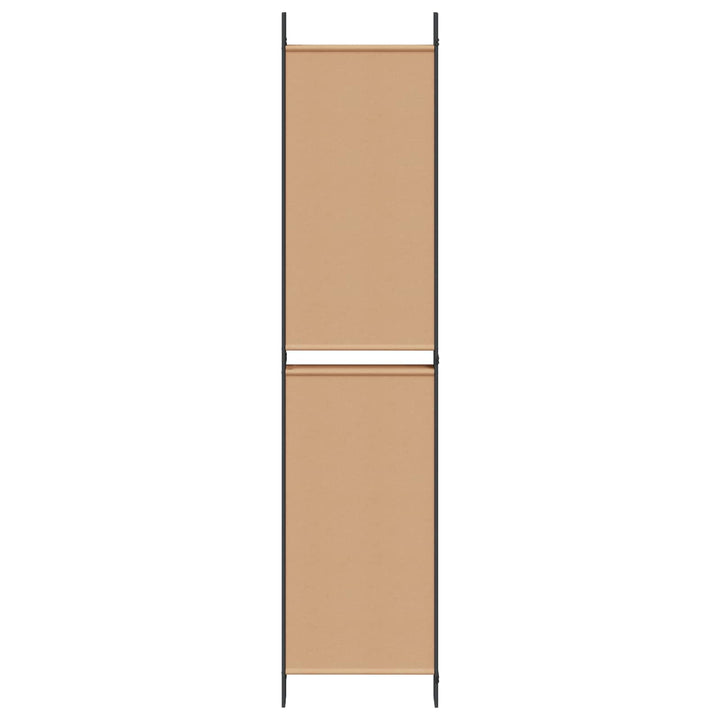 6-Paneler Rumdeler Beige 300 x 220 cm Stof
