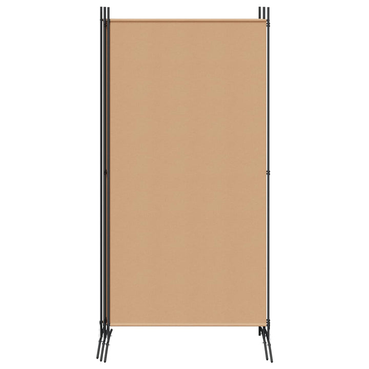 4-panel rumdeler Beige 346 x 180 cm Stof