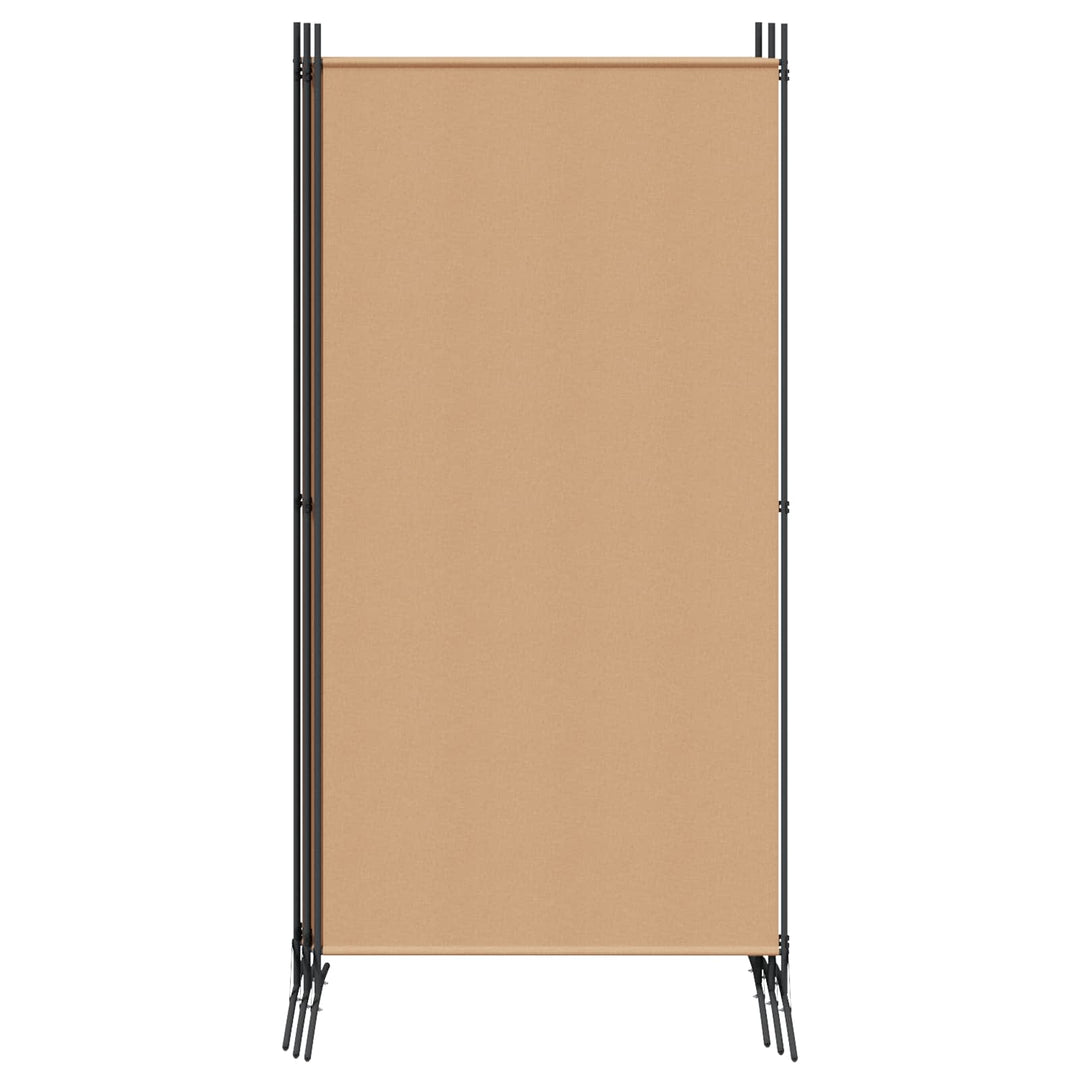 5-panel rumdeler Beige 433 x 180 cm Stof