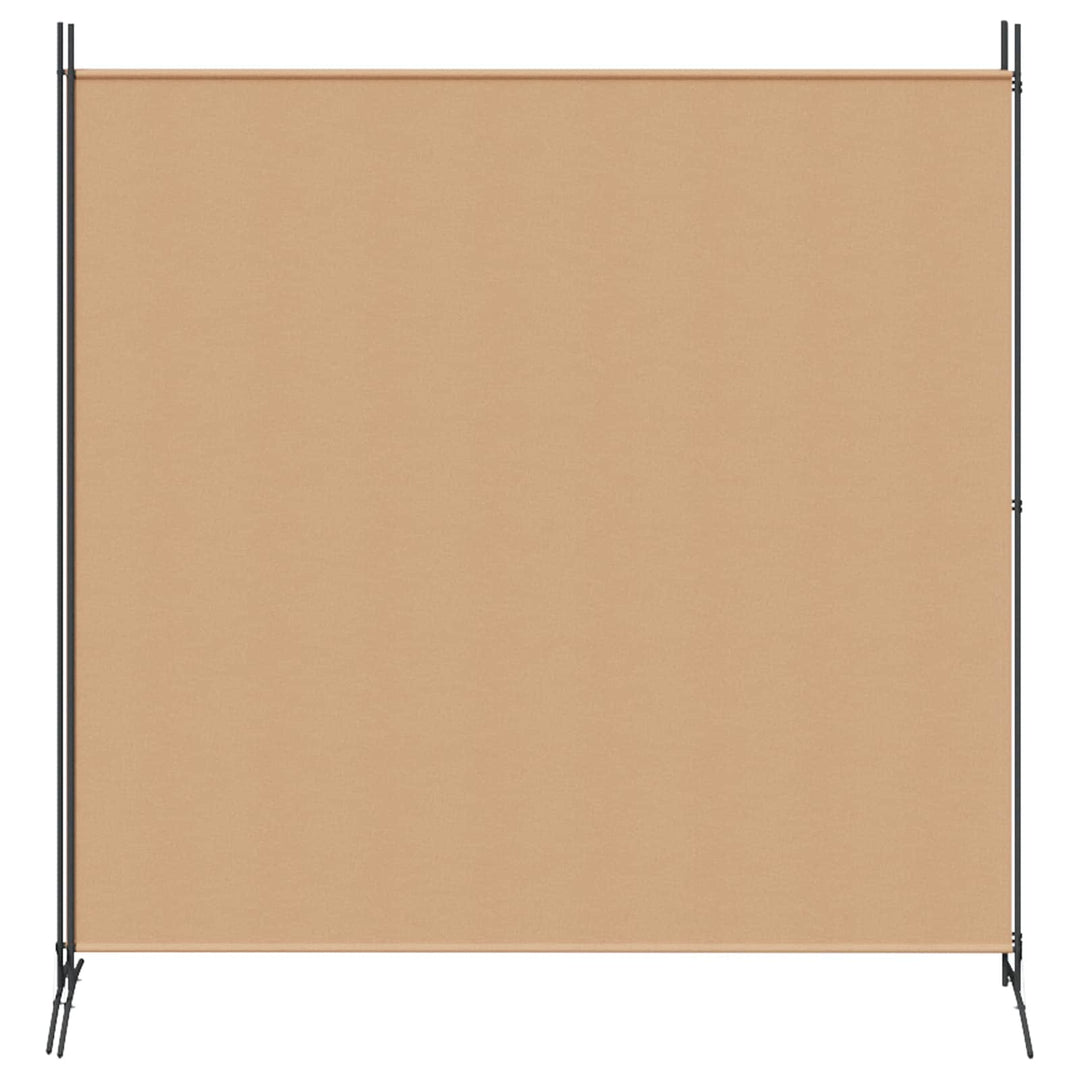 2-panels rumdeler Beige 348 x 180 cm Stof