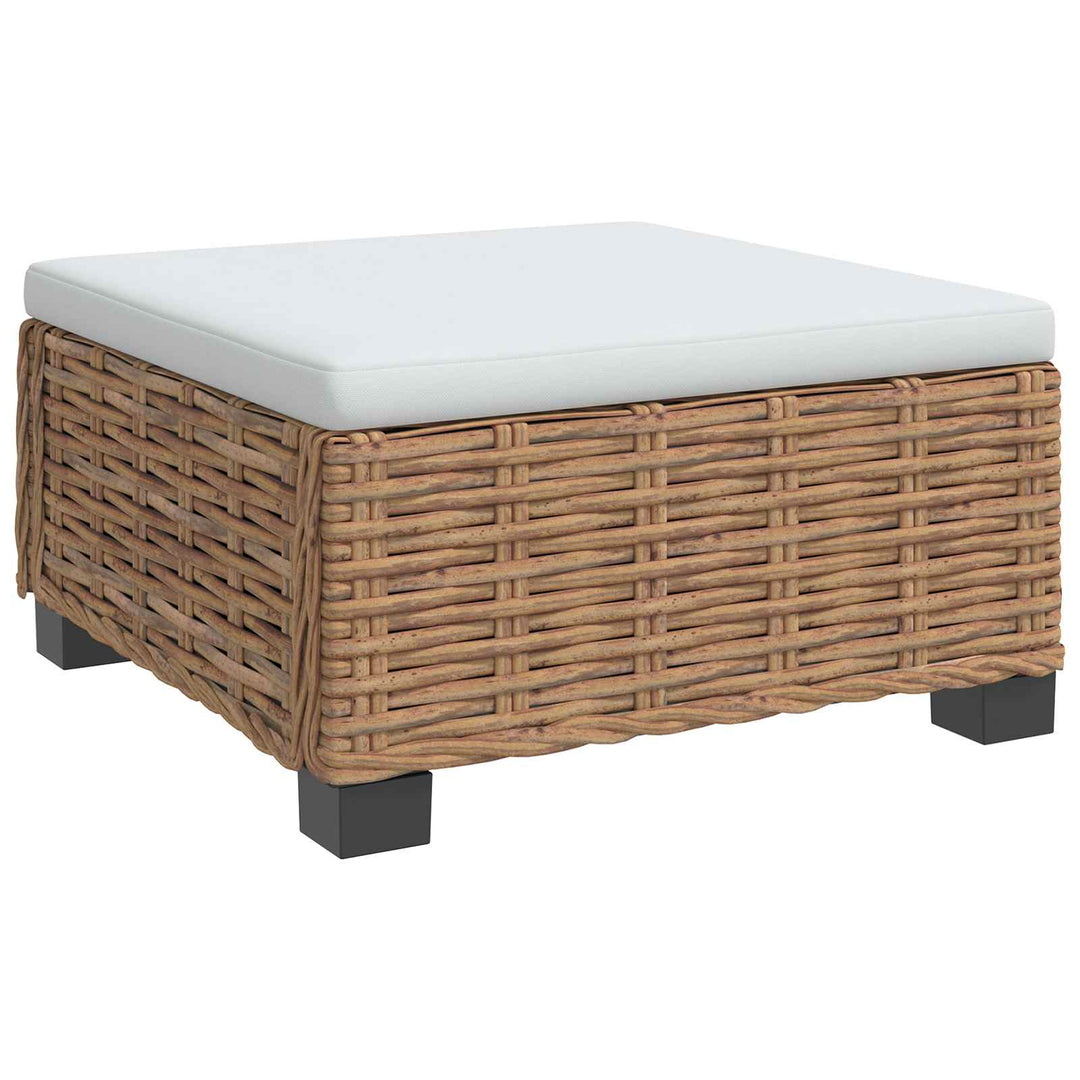 6 stk. Rattan Loungesæt med Puder GENDT Naturlig rattan