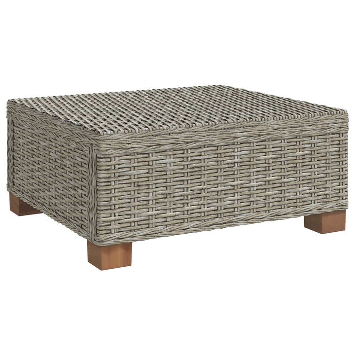 6 stk. Rattan Loungesæt med Puder GENDT Naturlig rattan