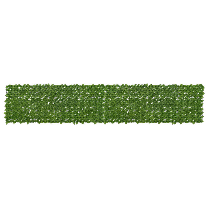 Altanscreen med blade Grøn og Gul 400 x 75 cm
