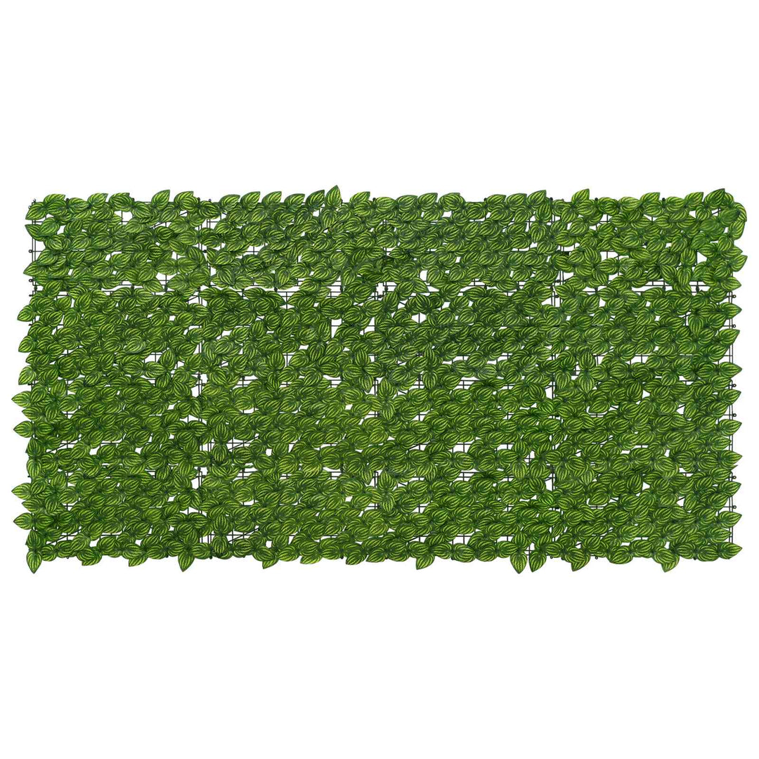 Altanscreen med blade Grøn og Gul 200 x 100 cm