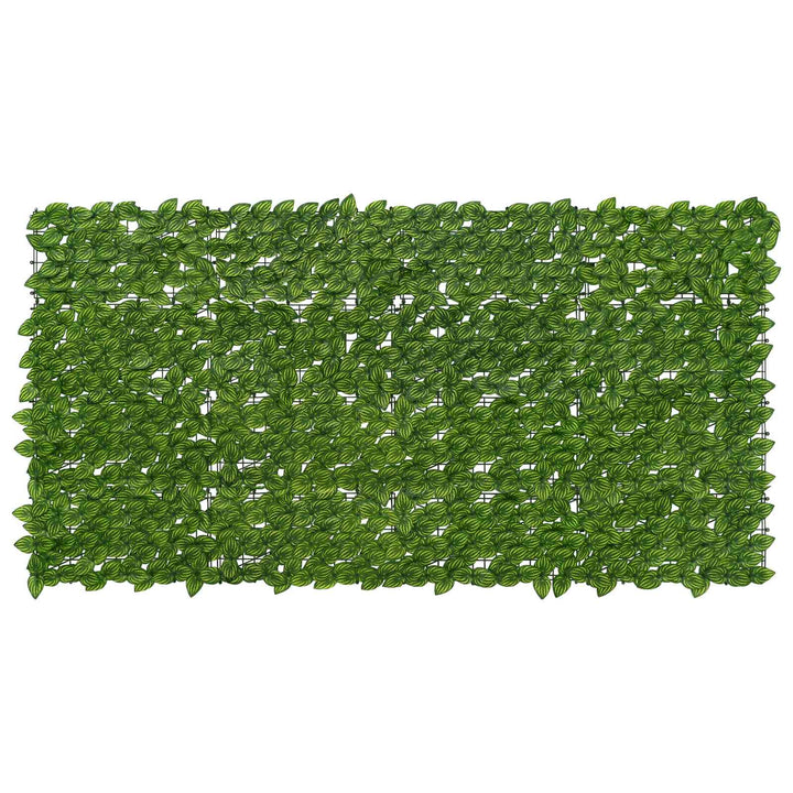 Altanscreen med blade Grøn og Gul 200 x 100 cm