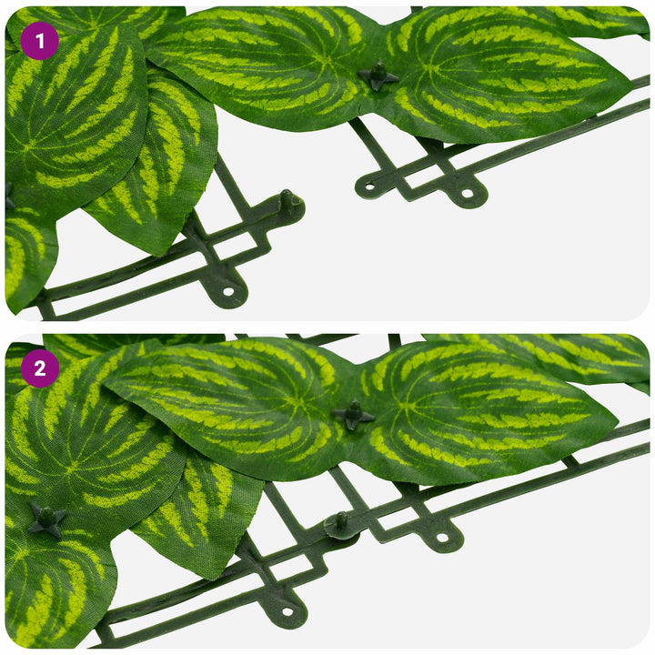 Altanscreen med blade Grøn og Gul 300 x 150 cm