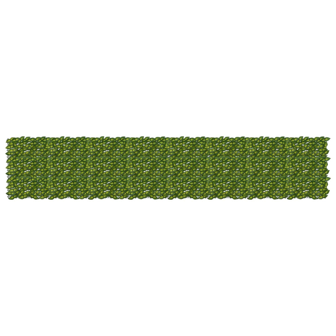 Altanscreen med blade Grøn og Gul 400 x 75 cm