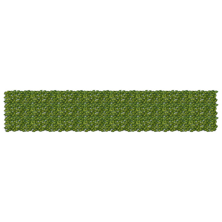 Altanscreen med blade Grøn og Gul 400 x 75 cm