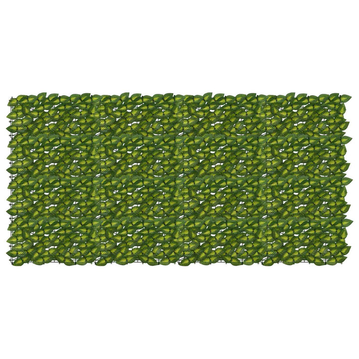 Altanscreen med blade Grøn og Gul 200 x 100 cm