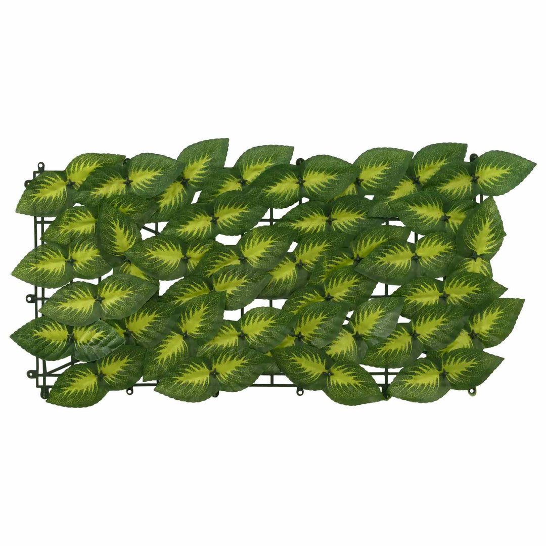 Altanscreen med blade Grøn og Gul 200 x 100 cm
