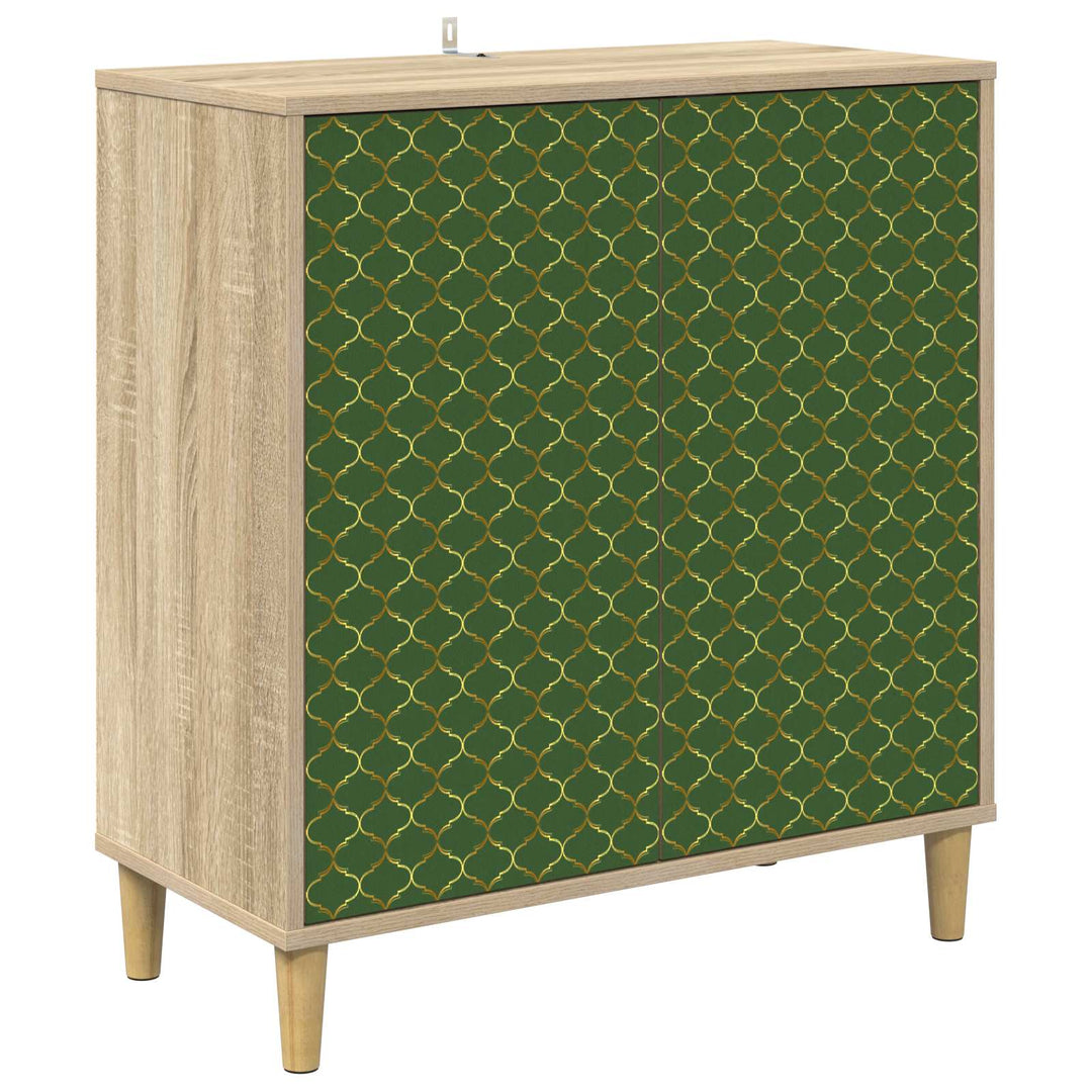 Sideboard GELEEN Sonoma-eg 69 x 33 x 75 cm Konstrueret træ