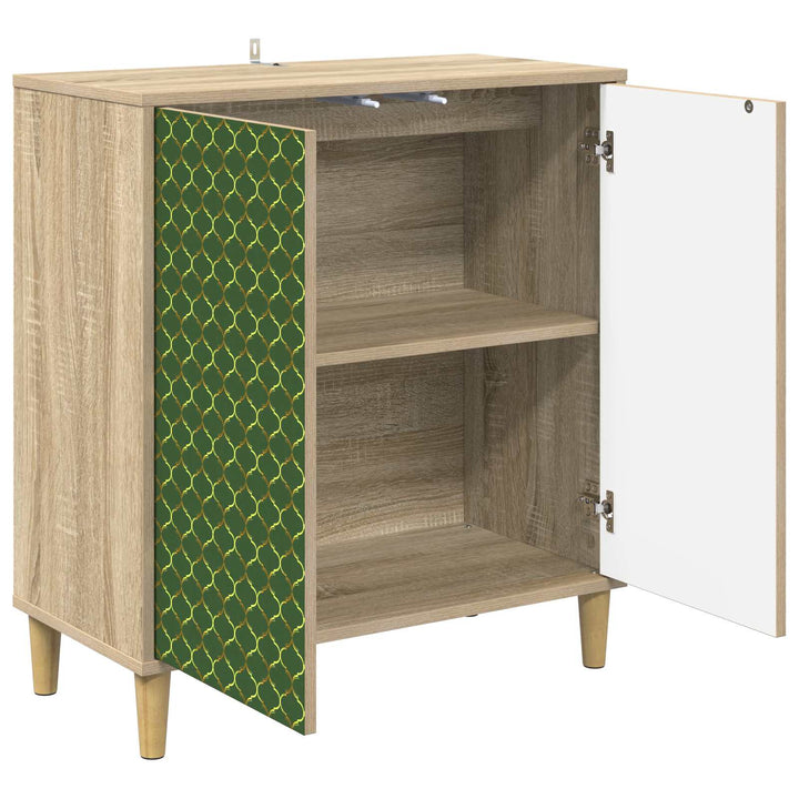 Sideboard GELEEN Sonoma-eg 69 x 33 x 75 cm Konstrueret træ
