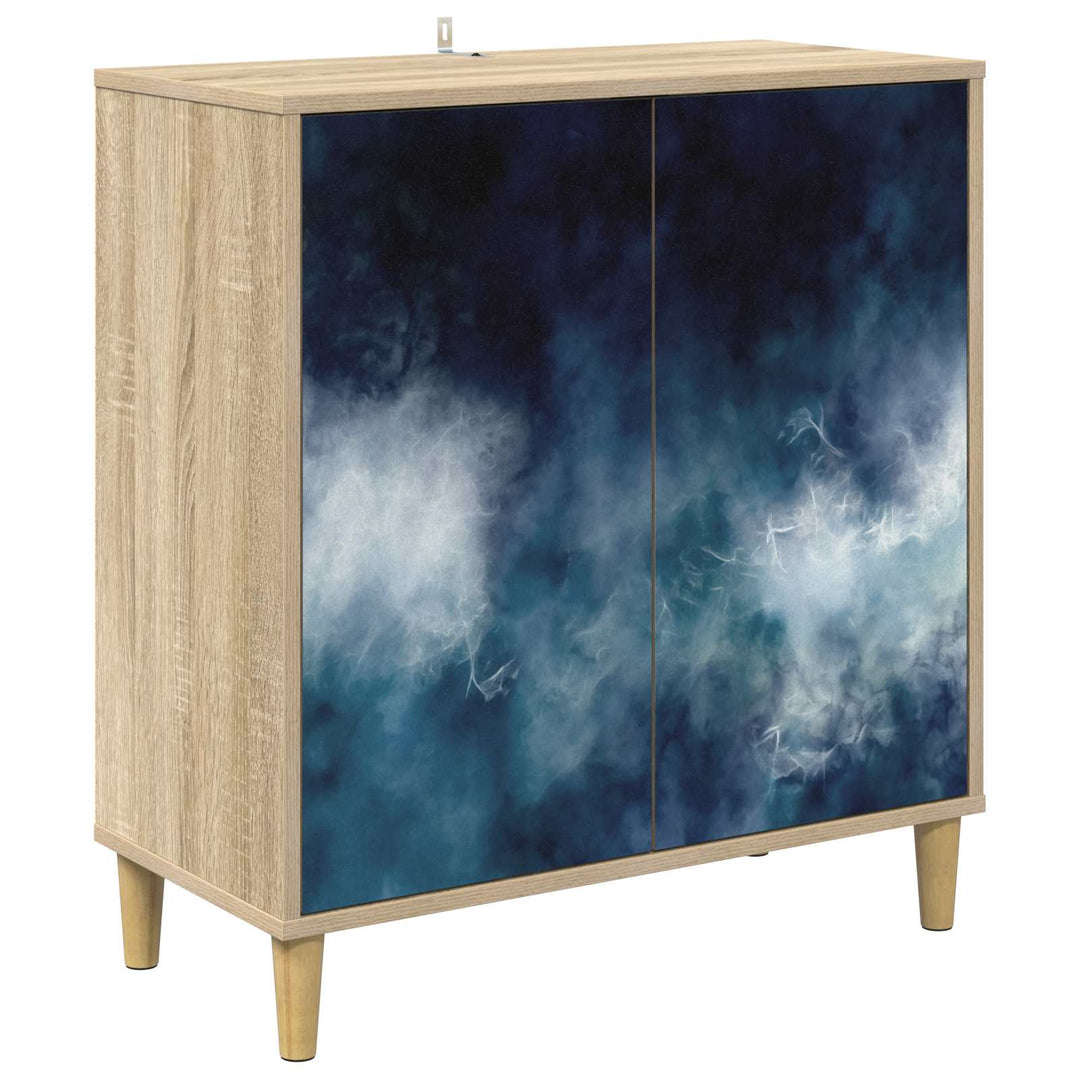 Sideboard RAALTE Sonoma-eg 69 x 33 x 75 cm Konstrueret træ