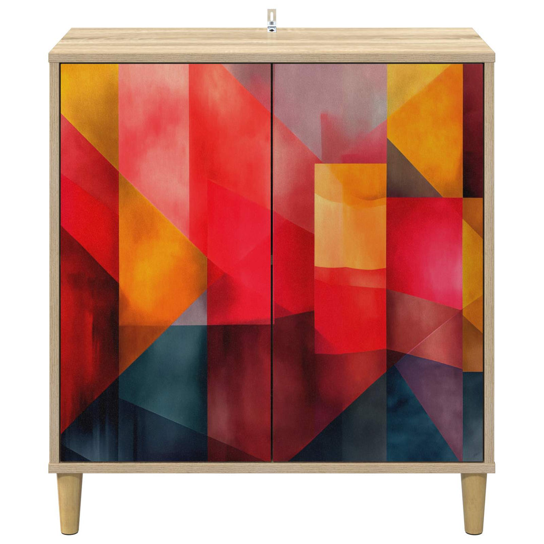 Sideboard HEESCH Sonoma-eg 69 x 33 x 75 cm Konstrueret træ