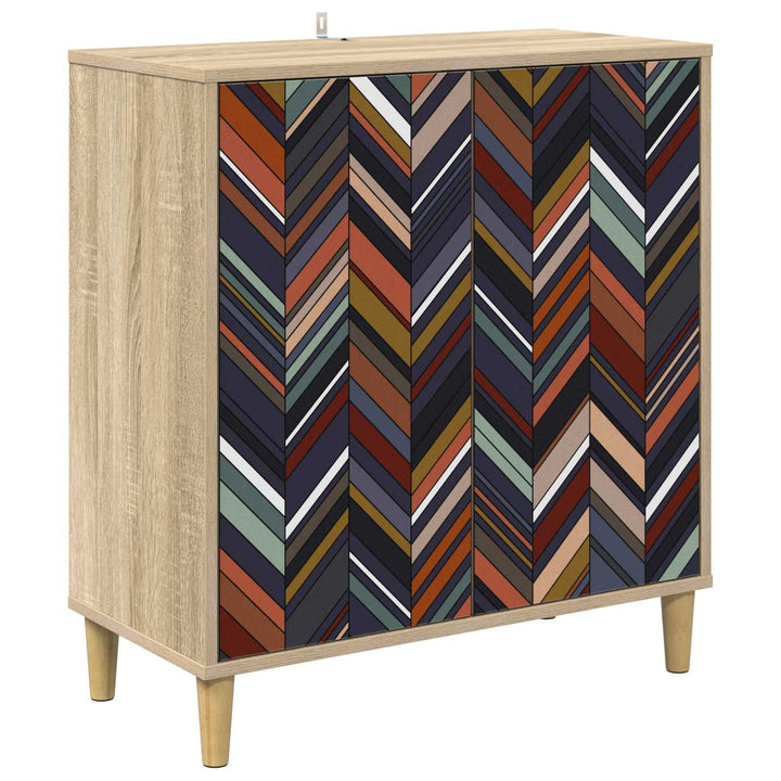 Sideboard OMMEN Sonoma-eg 69 x 33 x 75 cm Konstrueret træ